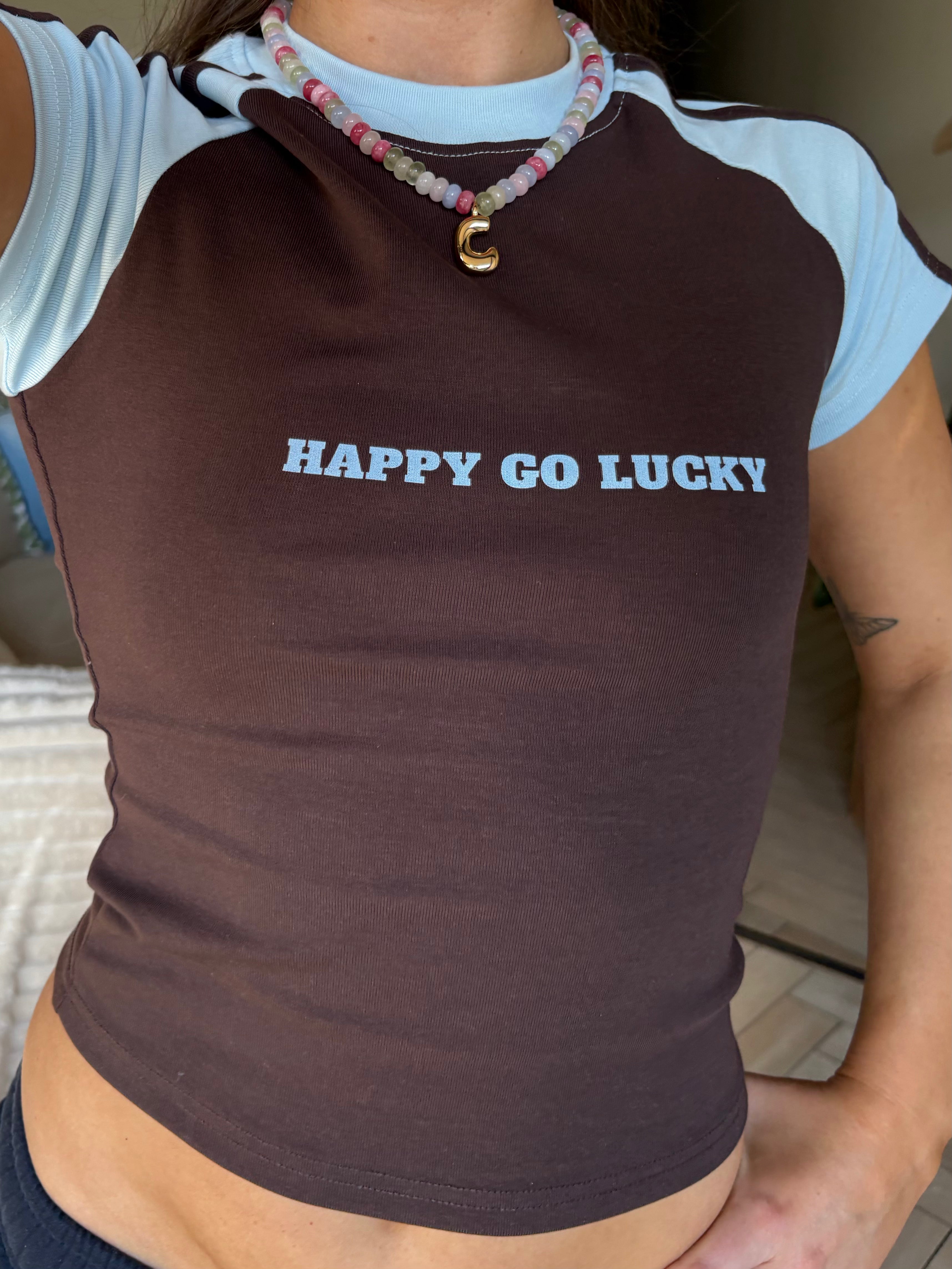 HAPPY GO LUCKY TEE