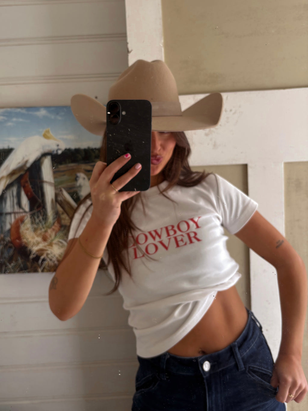 COWBOY LOVER TEE
