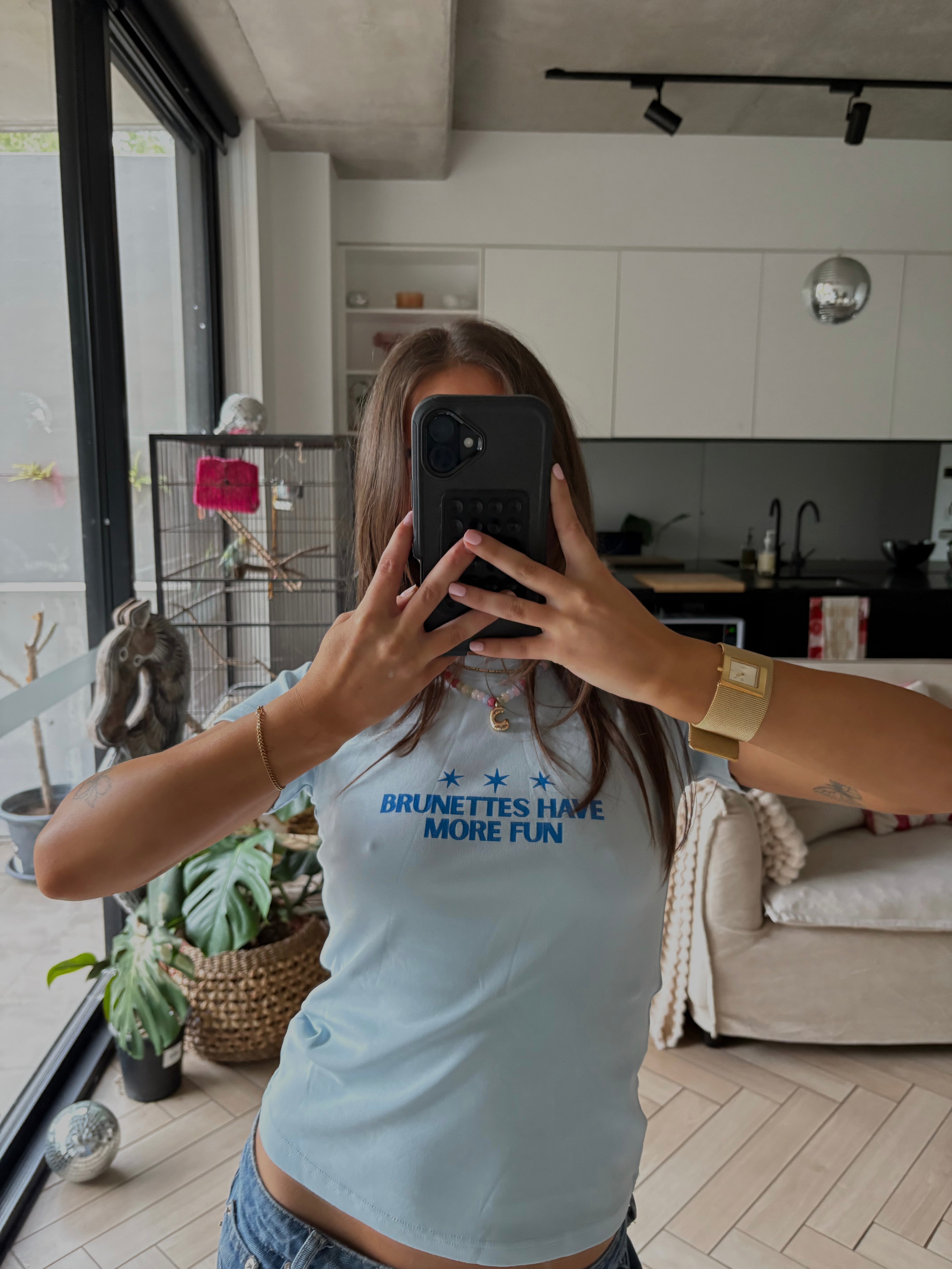 BRUNETTES HAVE MORE FUN TEE