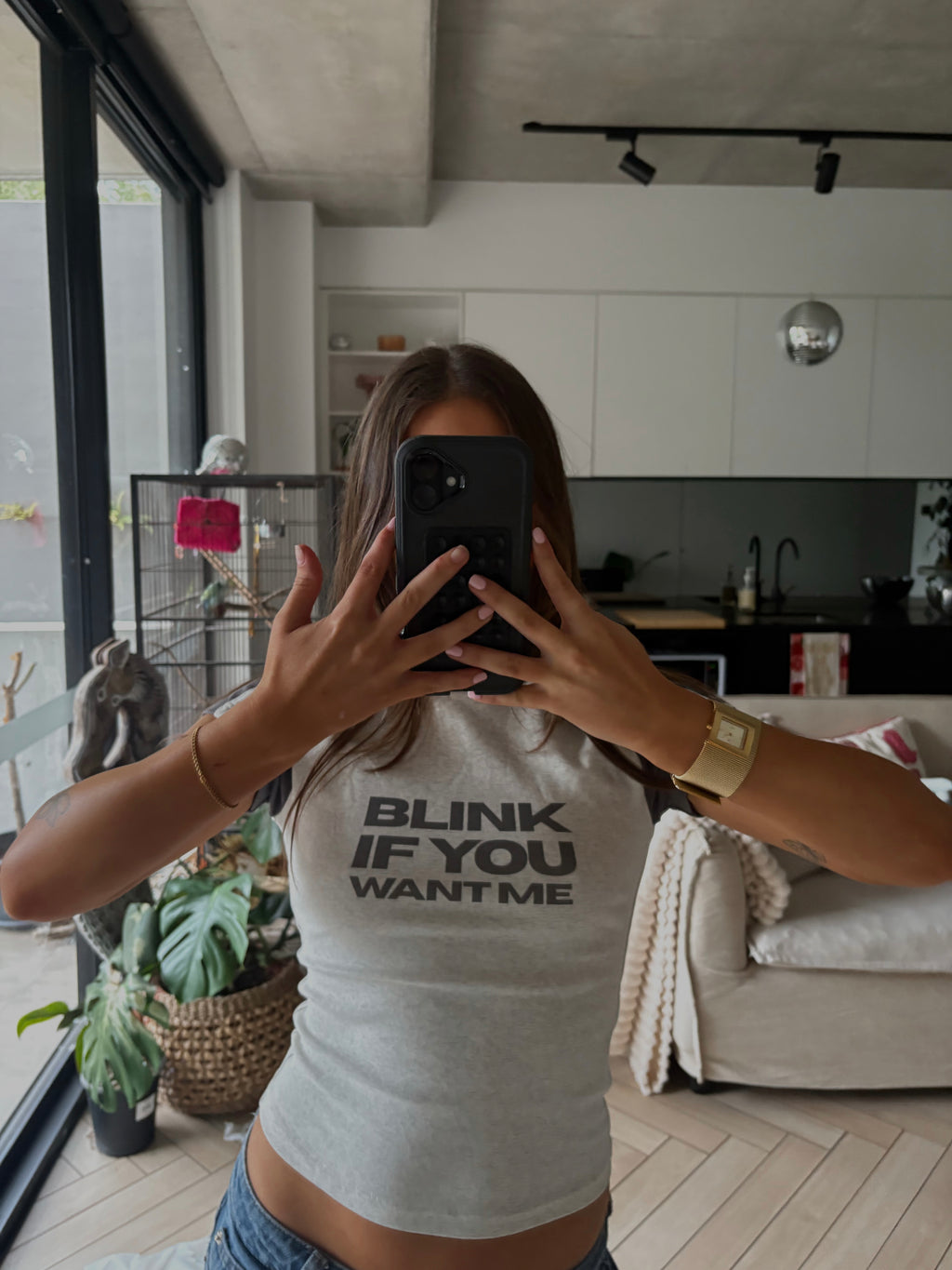 BLINK IF YOU WANT ME TEE